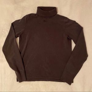 ann taylor brown turtleneck